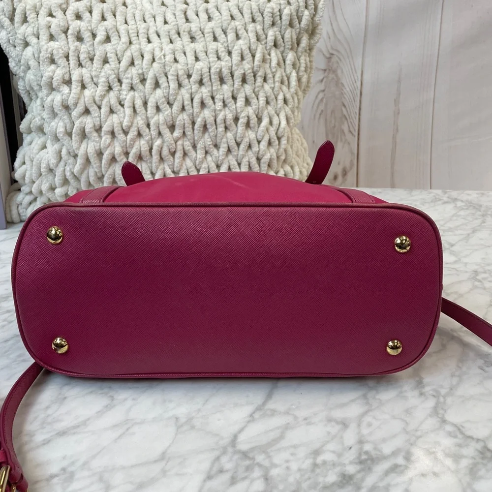 Prada Pink Nylon Satchel